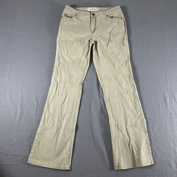 Faded‎ Glory Jeans Womens 10 Average Tan Mid Rise Stretch Bootcut 1972 - Picture 1 of 11